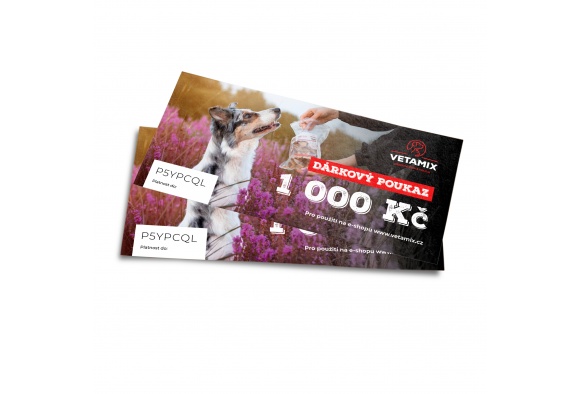 Dárkový poukaz 1000 Kč
