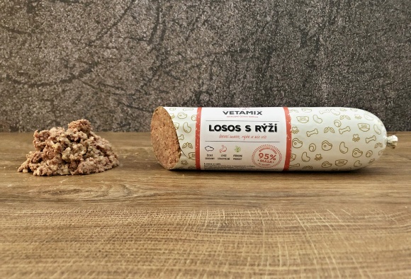 Losos s rýží 850 g